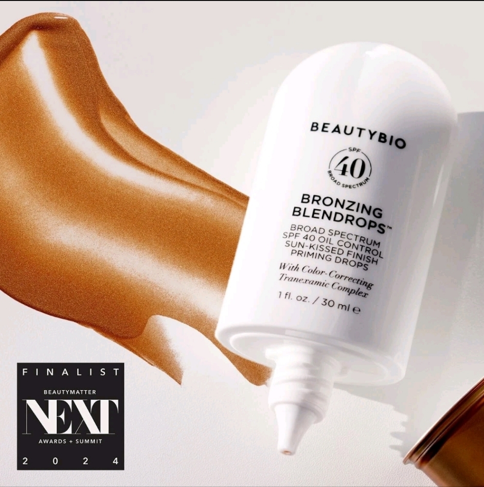 NiB BeautyBio Bronzing BLENDROPS Broad Spectrum SPF 40 Oil-Control Priming Drops